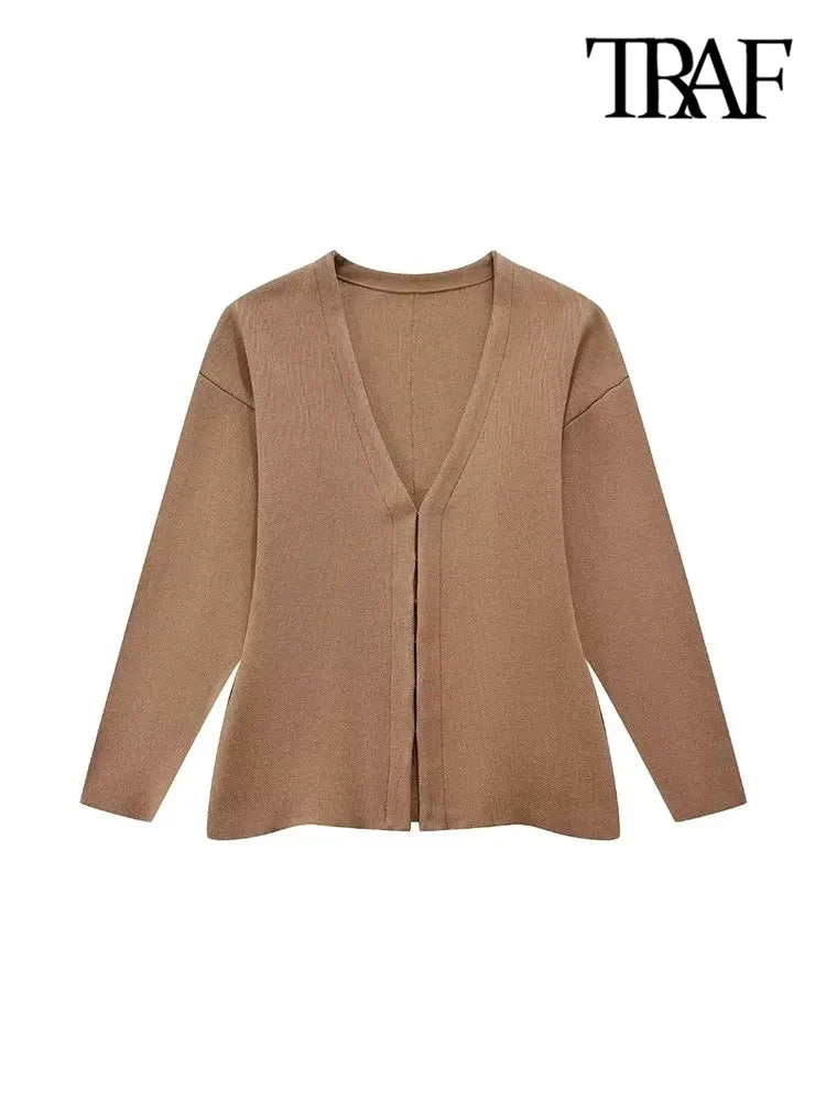 TRAF-Women's Cardigan