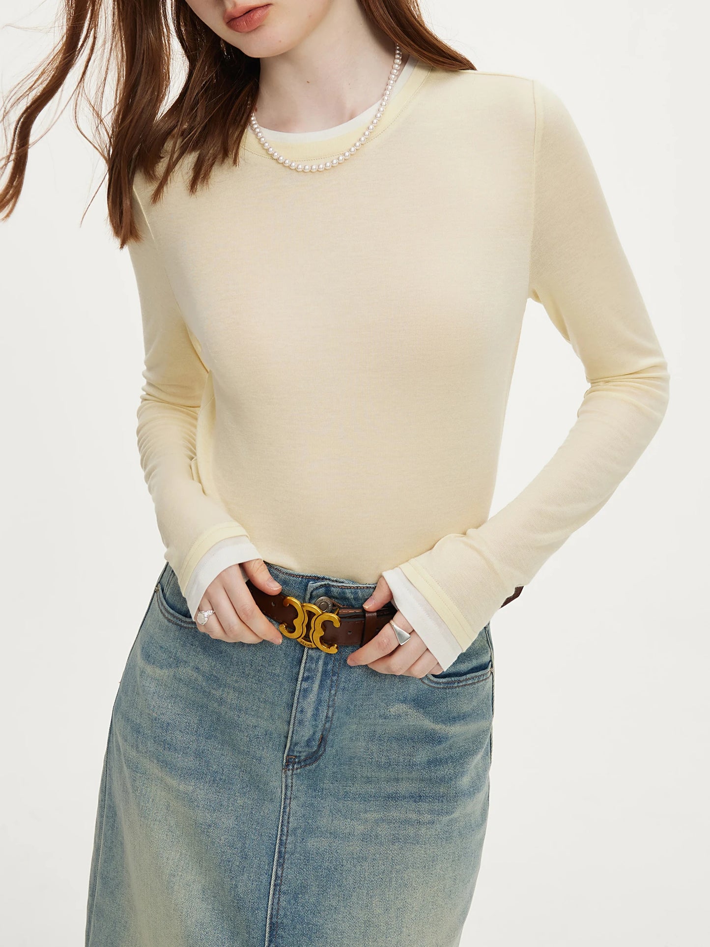 Wool Long Sleeve Top