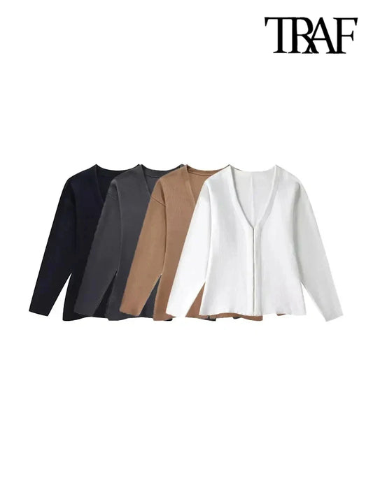 TRAF-Women's Cardigan