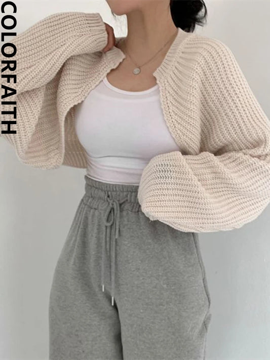 Colorfaith Short Cardigans